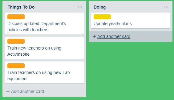 Trello, colaborative project management tool.